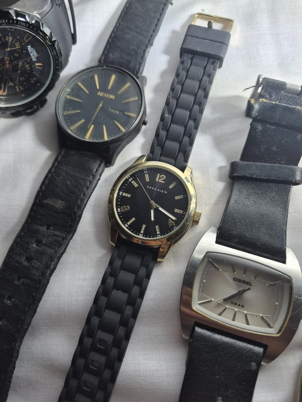 Vintage & Modern Men's & Women's Watch Lot - Diesel Seiko Anne Klein 6pc